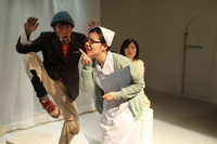 タヌキさんがやってきた。